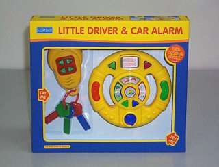 Megcos Toys Driver Steering Wheel & Car Alarm Set ~NEW~  