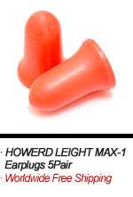20pair_New Howard Leight MAX 1 EARPLUGS Ear Plugs Noise Reducer 