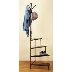  79 High Climbing Stairs Design Wood/Metal CLOTHES RACK in 