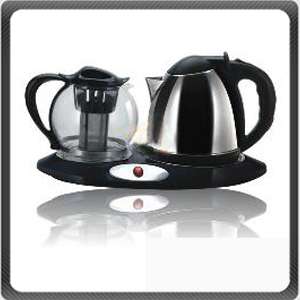New 2In1 Electric Kettle Water Heater+Tea Pot Set (112)  