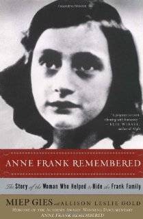 Anne Frank Remembered by Miep Gies (Paperback   April 15, 1988)