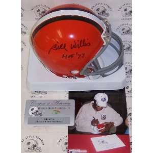  Bill Willis   Riddell   Autographed Mini Helmet 