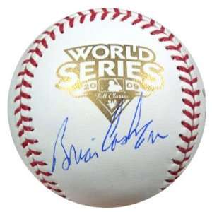  Brian Cashman Autographed 2009 World Series Baseball NY 