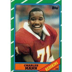 1986 Topps #181 Charles Mann RC   Washington Redskins (RC   Rookie 