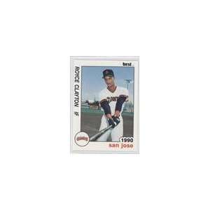    1990 San Jose Giants Best #7   Royce Clayton