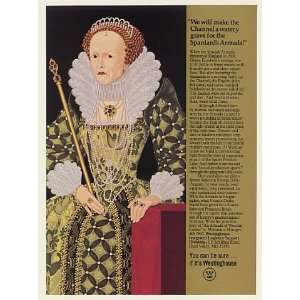  1984 Queen Elizabeth Spanish Armada Westinghouse SSS Print 