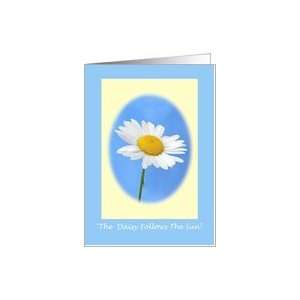 Emily Dickinson Daisy Poem, Poetry Greeting Card Card