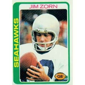  1978 Topps #383 Jim Zorn   Seattle Seahawks (Football 