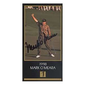 Mark OMeara Autographed / Signed 1998 Grand Slam Golf Card