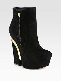 Dolce Vita   Sana Suede Metal Accented Ankle Boots    
