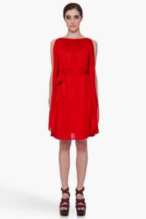 Marc By Marc Jacobs Red Lucinda Jersey Dress for women  SSENSE