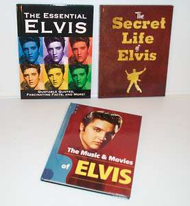 Lot of 3 2007 Elvis Presley Books S. Doll Secret Life Essential Music 