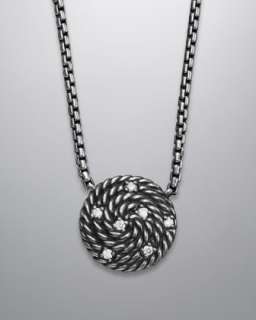 Silver Disc Necklace  