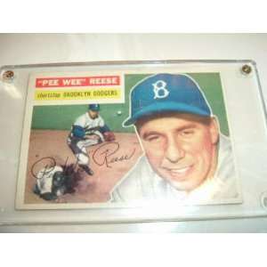  1956 Topps PEE WEE REESE #260 Brooklyn Dodgers Everything 