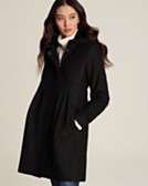    DKNY Julie Wool Blend Empire Waist Coat customer 