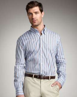 Blue Striped Woven Shirt  