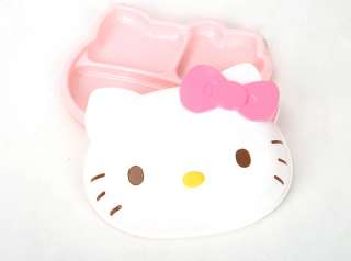   kitty Child Baby Meal Divided Dish Plate/ face cover lunchbox  
