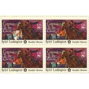 Sybil Ludington Set of 4 x 8 Cent US Postage Stamps NEW Scot 1559