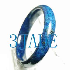 57mm Rare Genuine Lapis Lazuli Gemstone Bangle Bracelet  