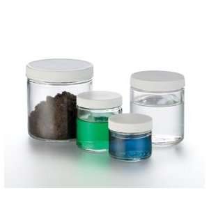 EP Scientific Environmental Clear Straight Sided Jars, Gls Clr Wm Tall 
