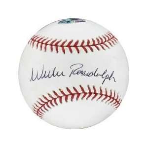 Willie Randolph MLB Baseball w/ Lets Go Mets Insc (AM) Signed In 