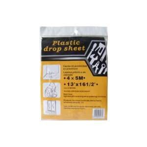   Pack of 32   Plastic drop cloth (Each) By Bulk Buys 
