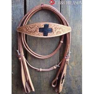  419 Western Leather Tack Horse Bridle Headstall Reins 