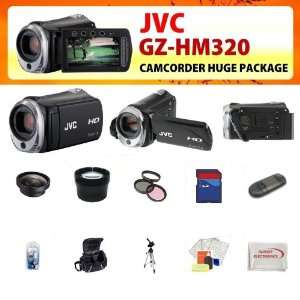  JVC GZ HM320 HD Everio Flash Memory Camcorder + Huge Value 8GB 