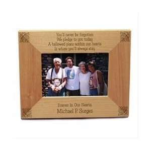  Never Forgotten Memorial photo Frame Personalized free 
