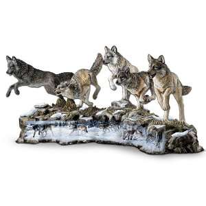  Prophets Of The Pack Wolf Figurine Collection