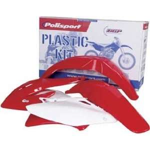  Polisport Honda Plastic Kit   White 90193 Automotive