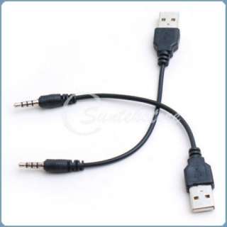   5mm Jack Stereo Headset Audio Sync & Charging Adapter Cable for iPod