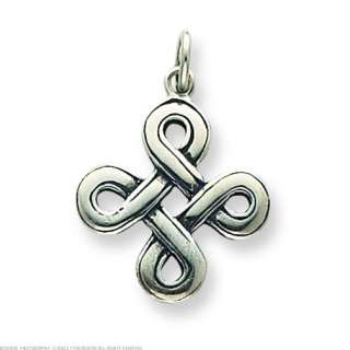 Sterling Silver Celtic Knot Jewelry Irish Charm  