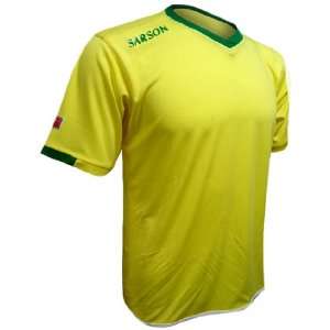 Sarson USA International Custom Soccer Jersey BRAZIL YELLOW/GOLD AXL