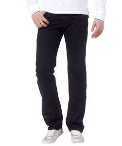 Armani Jeans J25 Regular Fit Jeans in Black 33L Inseam  