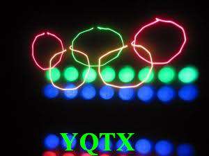 200mW DMX Tri colour Animation Laser+RGB LED DJ Light  