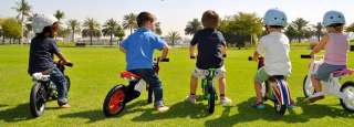 KIDDIMOTO Scrambler   Green   Balance Bike Kids Child  