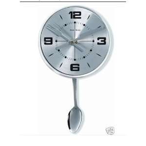  Enlarge George Nelson Real Spoon Pendulum Wall Clock 