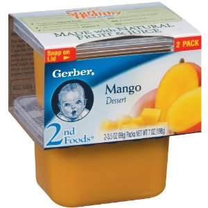 Gerber 2nd Foods Baby Foods Sitter Mango Spoonable Smoothies 2   3.5 