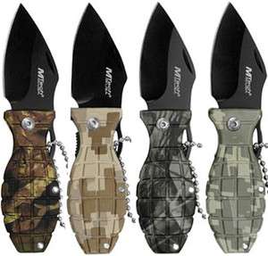   Grenade Folding Pocket Knives Set Of 4   New    knife lot