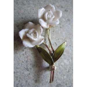  Vintage CORO Gold Tone Flower Brooch Pin: Everything Else