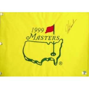   Bob Duval Autographed 1999 Masters Golf Pin Flag