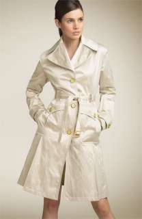 DKNY Metallic All Weather Trench Coat  
