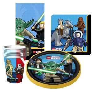  LEGO Star Wars Party Supplies Pack Including Plates, Cups 