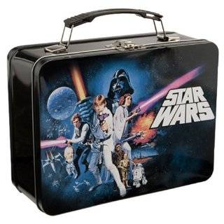 Vandor Star Wars Episode 4 Large Tin Tote, 7 by 9 by 3 1/2 Inch, Black