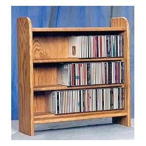    Wood Shed Solid Oak Cabinet CD Rack TWS 302