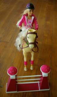  Mattel Barbie Jumper Tawny Horse with Barbie: Toys & Games