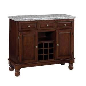  Home Styles Furniture Cherry Premium Buffet with Gray 