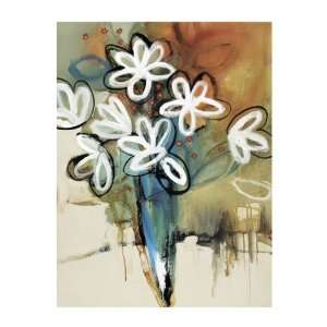  Floral Trance I by Natasha Barnes. Size 27.50 X 19.75 Art 