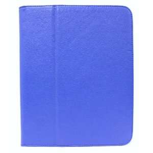  Blue HP TouchPad Tablet Leather Case with Kickstand 